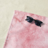 ピンクガーリー抽象芸術 ビーチタオル (インサイチュ)