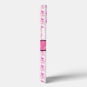 ピンクガーリー水玉模様モノグラム模様 Case-Mate iPhoneケース (裏面 / 右)