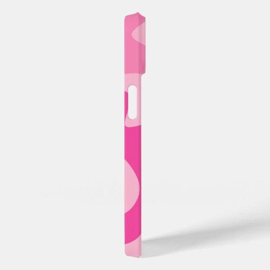 ピンクガーリー色 Case-Mate iPhoneケース (裏面 / 右)