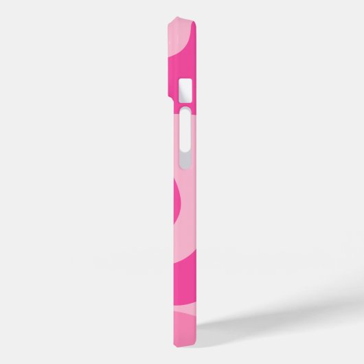 ピンクガーリー色 Case-Mate iPhoneケース (裏面 / 左)