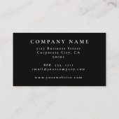 ピンクガーリー赤面グモダンラフェミニンムレトロブシン 名刺 (裏面)