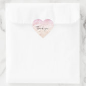 ピンクガーリー赤面ピーチグラムヒョウ絞り染め ハートシール (バッグ)