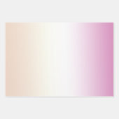 ピンクガーリー赤面ピーチグラムヒョウ絞り染め ラッピングペーパーシート (正面2)