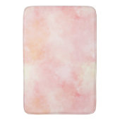 ピンクガーリー赤面ピーチ バスマット (正面縦)