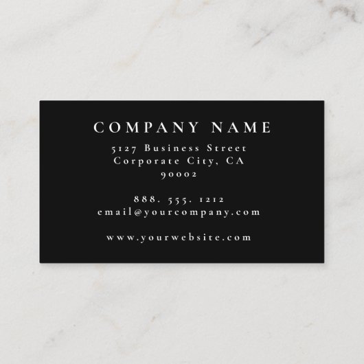 ピンクガーリー赤面フェミニングラムレトロ 名刺 (裏面)