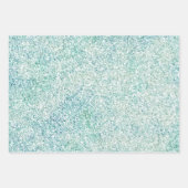 ピンクガーリー金ゴールドグリッツグリッターラッグラデーションピング紙 ラッピングペーパーシート (正面3)