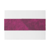 ピンクガーリー金ゴールドバタフライ15歳キンセアニラ 招待状ベリーバンド (裏面例)