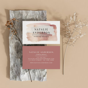 ピンクガーリー　ローズゴールド　モダンスタイリッシュ名刺 名刺