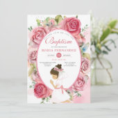 ピンクガールズバプテスマ招待状 招待状 (スタンド正面)