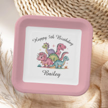 ピンクガールズ恐竜誕生日