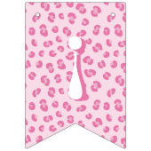 ピンクガールハッピーバースデーパーティー バンティングフラッグ (第1の旗)