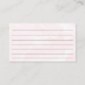 ピンクガールフローラハイランドカウワイズ知恵 エンクロージャーカード (裏面)