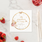 ピンクガールミプレゼンタシオンデ3アニョスペインのス スタンダードカクテルナプキン (インサイチュ)