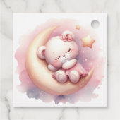 ピンクガールレインボースター誕生日 フェイバータグ (裏面)