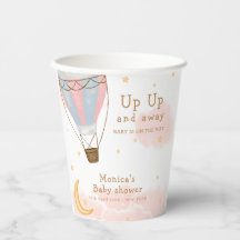 ピンクガール熱い空気バルーンムーンスターベビーシャワー