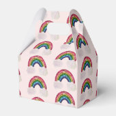 ピンクガール誕生日虹 フェイバーボックス (裏面サイド)