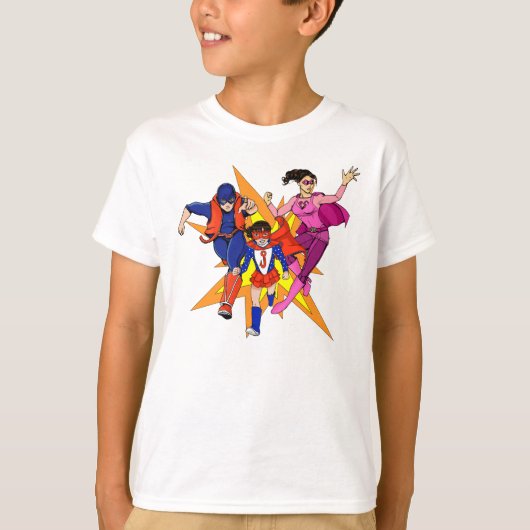 ピンクガール、スコーン、ジャジー Tシャツ (正面)