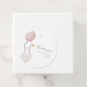 ピンクガ間抜けースラウンドメッセージカード フェイバータグ (インサイチュ)