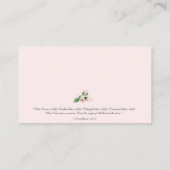 ピンクキエレガントンセアニラRSVPエンクロージャカード エンクロージャーカード (裏面)