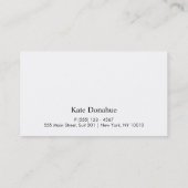 ピンクキスをするリップ6パンチカスタマーロイヤリティカード ロイヤリティカード (裏面)