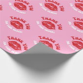 ピンクキスビジネスショップご注文ありがとうございます ラッピングペーパー (角)