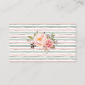 ピンクキスブライダルシャワーゲームカード プレイスカード (裏面)