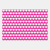 ピンクキスリップラッピング紙セット ラッピングペーパーシート (正面3)