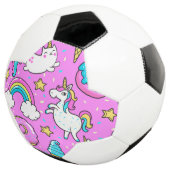 ピンクキッチーのキラキラ光おもしろいる一角獣と子猫 サッカーボール (3/4)
