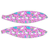 ピンクキッチーのキラキラ光おもしろいる一角獣と子猫 バスケットボール (パネル)