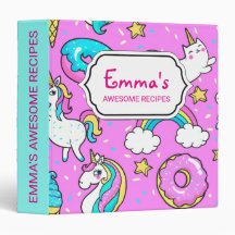 ピンクキッチーの輝くおもしろいユニコーンと子猫