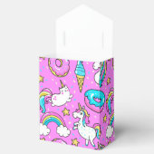 ピンクキッチーの輝くおもしろいユニコーンと子猫 フェイバーボックス (オープン)