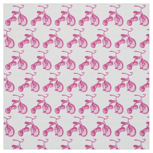ピンクキッド三輪車 ファブリック (見本)