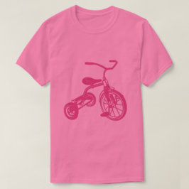 ピンクキッド三輪車 Tシャツ