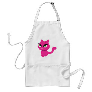 ピンクキティ猫 スタンダードエプロン