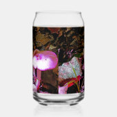 ピンクキノコ ガラス缶 (右)