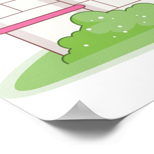 ピンクキャッスル ポスター (角)