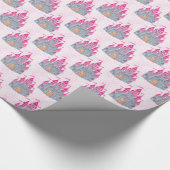ピンクキャッスル ラッピングペーパー (角)