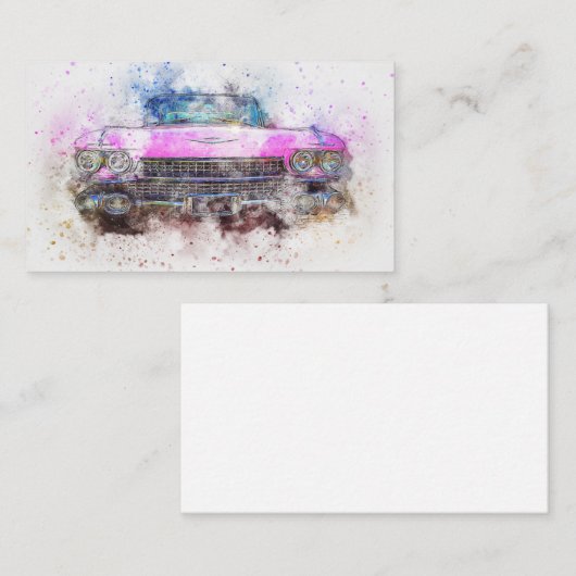ピンクキャディラック 名刺 (正面/裏面)
