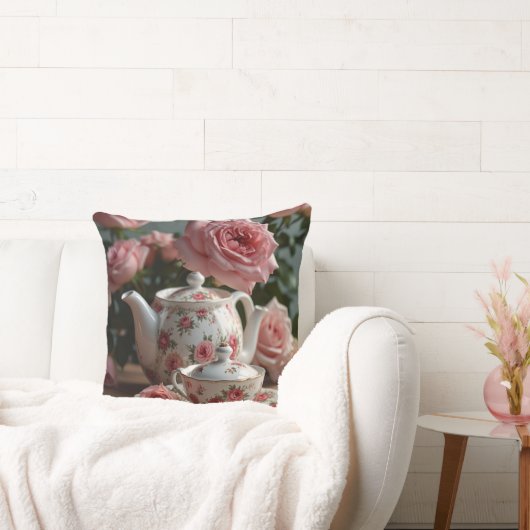 ピンクキャベツバラティー装飾用クッション クッション (ソファ)