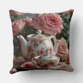 ピンクキャベツバラティー装飾用クッション クッション (裏面)