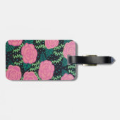 ピンクキャベツバラ ラゲッジタグ (裏面横)