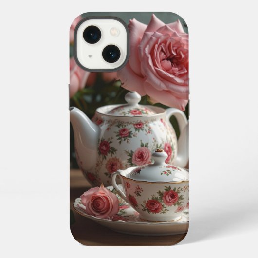 ピンクキャベツローズティiPhone/iPadケース iPhoneケース (裏面)