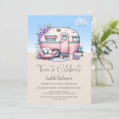 ピンクキャラバンリタイアメントパーティー 招待状 (スタンド正面)