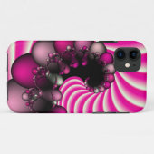 ピンクキャンディの渦巻き Case-Mate iPhoneケース (裏面(横))