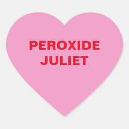 ピンクキャンディハート ハートシール