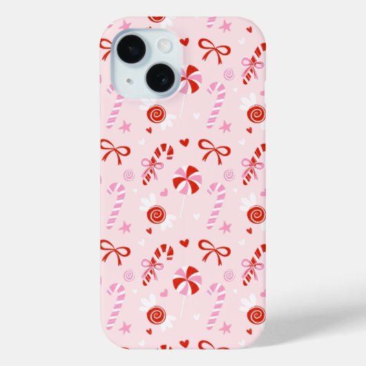ピンクキャンディーの美しいスマホケース Case-Mate iPhoneケース (裏面)