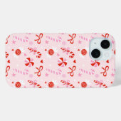 ピンクキャンディーの美しいスマホケース Case-Mate iPhoneケース (裏面 (横))