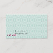 ピンクキャンディー付きのジャー 名刺 (裏面)