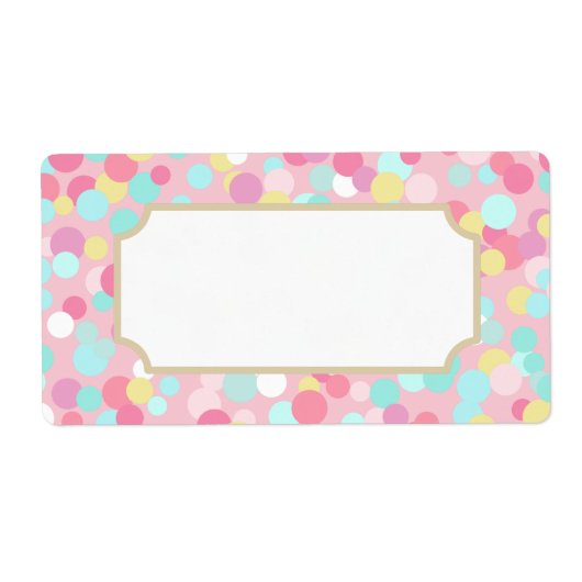 ピンクキャンディ食品ラベル ラベル (正面)