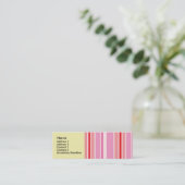 ピンクキャンデーストライパーのプロフィールカード スキニー名刺 (スタンド正面)